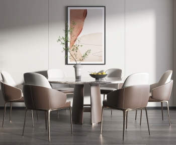 Modern Dining Table And Chairs-ID:719199265