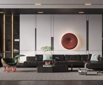 Modern A Living Room-ID:644212018