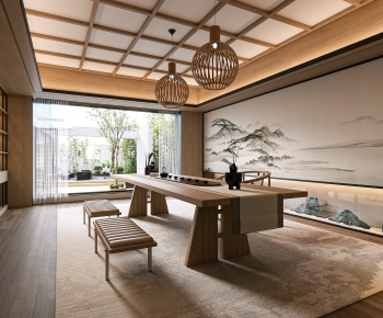 New Chinese Style Tea House-ID:125863084
