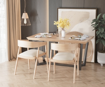 Modern Dining Table And Chairs-ID:987714054
