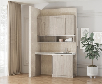 Simple European Style Laundry Cabinet-ID:451025965