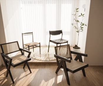 Wabi-sabi Style Dining Chair-ID:157021057
