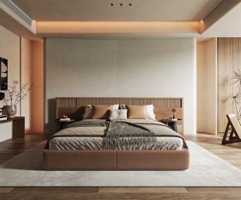 Wabi-sabi Style Bedroom-ID:794806006