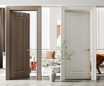 Simple European Style Single Door-ID:353743086