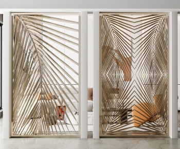 Modern Metal Screen Partition-ID:335948949