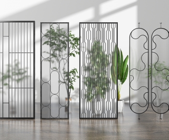 Modern Glass Screen Partition-ID:426734926