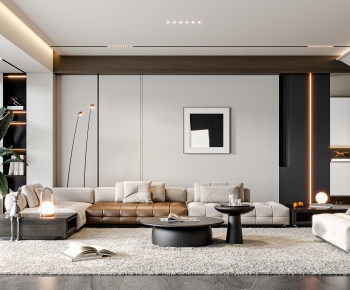 Modern A Living Room-ID:793003084