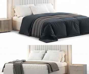 Modern Double Bed-ID:619781977