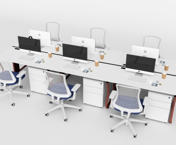 Modern Office Desk And Chair-ID:784239052