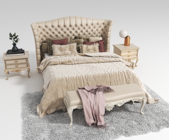 French Style Double Bed-ID:974700561