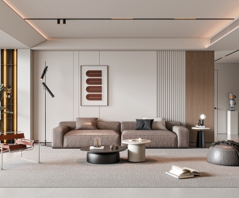 Modern A Living Room-ID:745022061