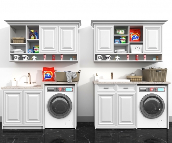 Modern Laundry Cabinet-ID:293950089