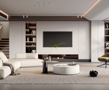 Modern A Living Room-ID:814970026