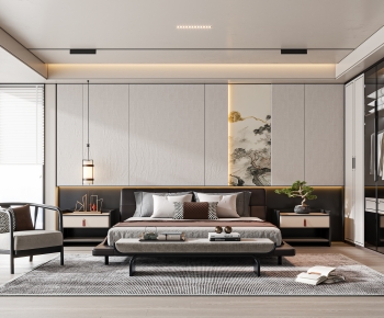 New Chinese Style Bedroom-ID:276504992