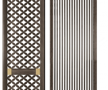 New Chinese Style Metal Screen Partition-ID:443758011