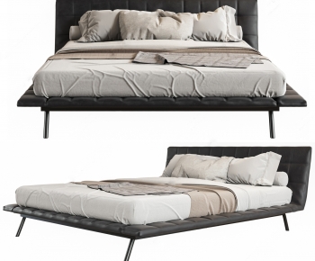 Modern Double Bed-ID:372589118