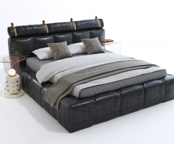 Modern Double Bed-ID:790181275