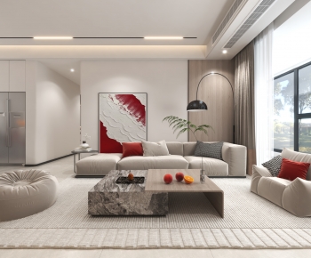 Modern A Living Room-ID:724020968