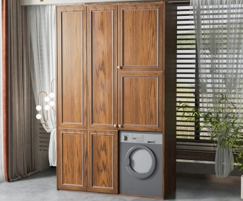 American Style Laundry Cabinet-ID:937184104