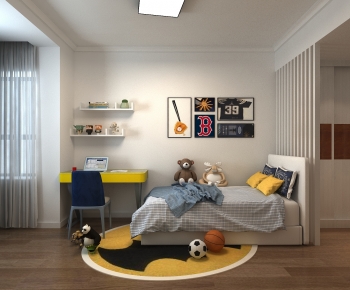 Modern Boy's Room And Son's Room-ID:939308883