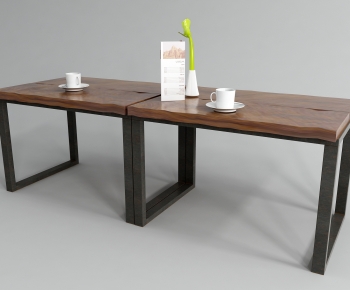 现代老木头餐桌-ID:233706006