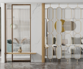 Modern Glass Screen Partition-ID:598829033