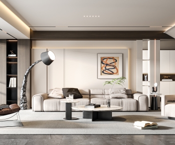 Modern A Living Room-ID:668936975