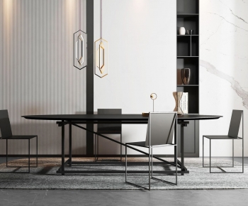 Modern Dining Table And Chairs-ID:381795884