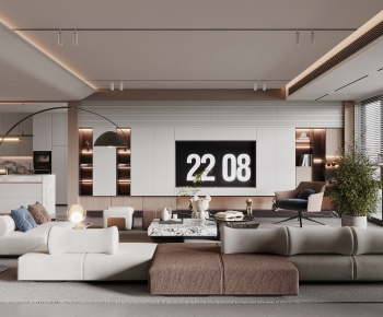 Modern A Living Room-ID:820593128