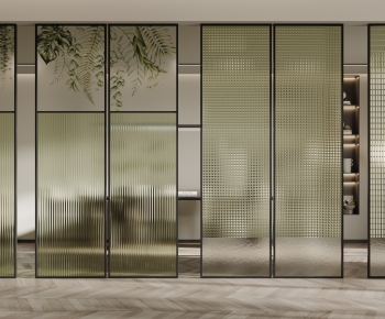Modern Glass Screen Partition-ID:552156938