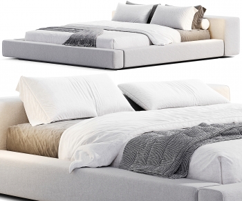 Modern Double Bed-ID:121279952