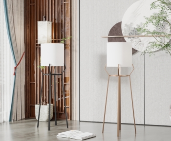 New Chinese Style Floor Lamp-ID:129340894