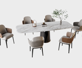Modern Dining Table And Chairs-ID:916496046
