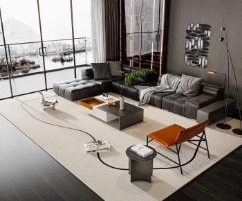 Modern Corner Sofa-ID:373030904