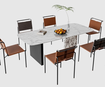 Modern Dining Table And Chairs-ID:573693047