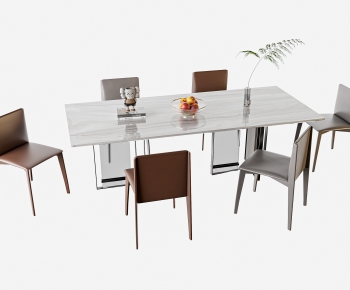 Modern Dining Table And Chairs-ID:474884998