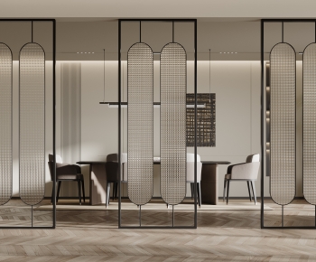 Modern Glass Screen Partition-ID:807502033