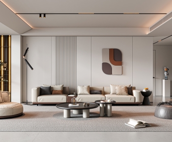 Modern A Living Room-ID:591165076