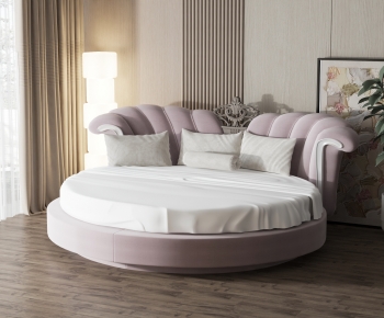 Modern Round Bed-ID:200990921