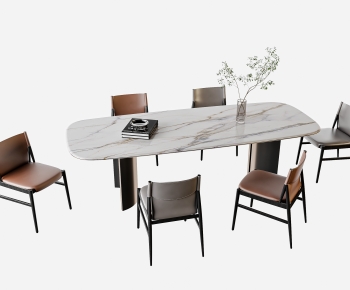 Modern Dining Table And Chairs-ID:466270461