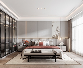 New Chinese Style Bedroom-ID:178946022