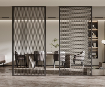Modern Glass Screen Partition-ID:360970556