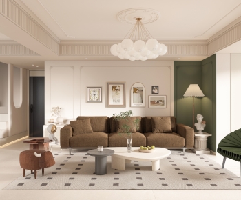 French Style A Living Room-ID:935045962