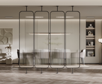 Modern Glass Screen Partition-ID:823554995