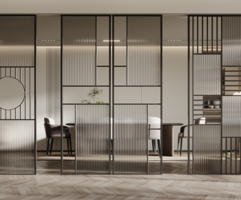 Modern Glass Screen Partition-ID:975111965