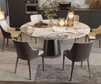 Modern Dining Table And Chairs-ID:364495048