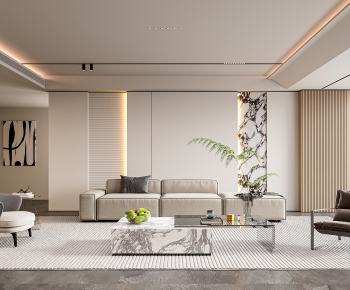 Modern A Living Room-ID:616460085