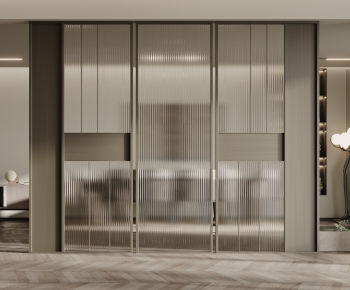 Modern Glass Screen Partition-ID:770549061