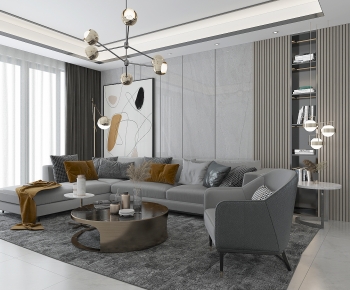 Modern A Living Room-ID:613209962
