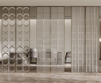 Modern Glass Screen Partition-ID:948240044